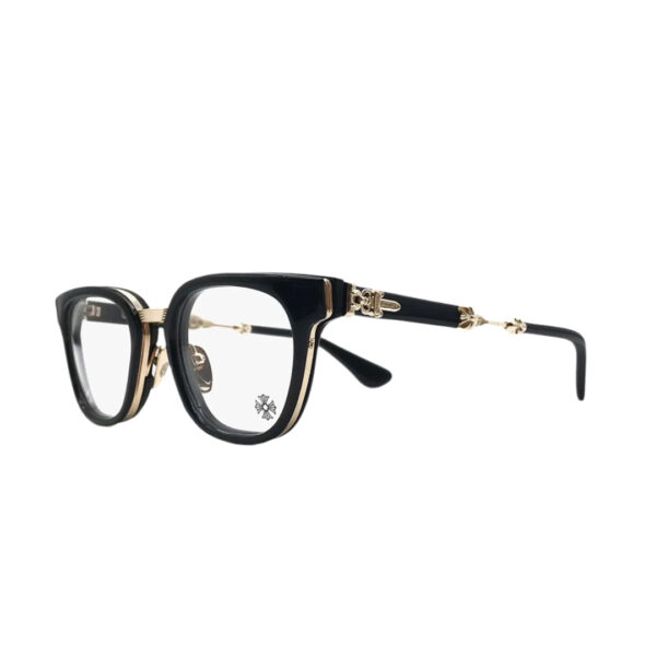 Chrome Hearts Duck Butter Black & Gold Glasses Frame