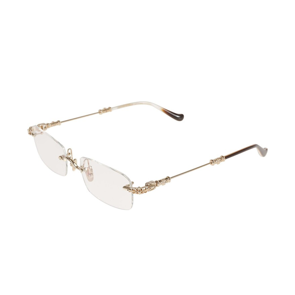 Chrome Hearts Pills Lii Sunglasses Gold