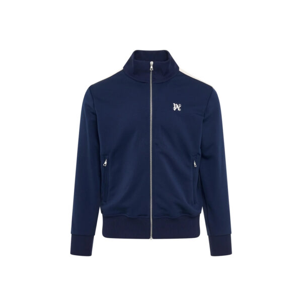 Palm Angels Monogram Classic Track Jacket Navy Blue