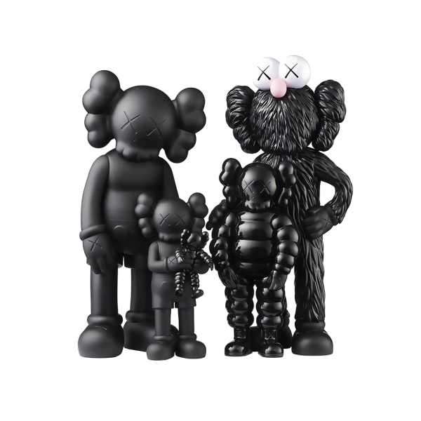 KAWS Family Vinyl Figures Black