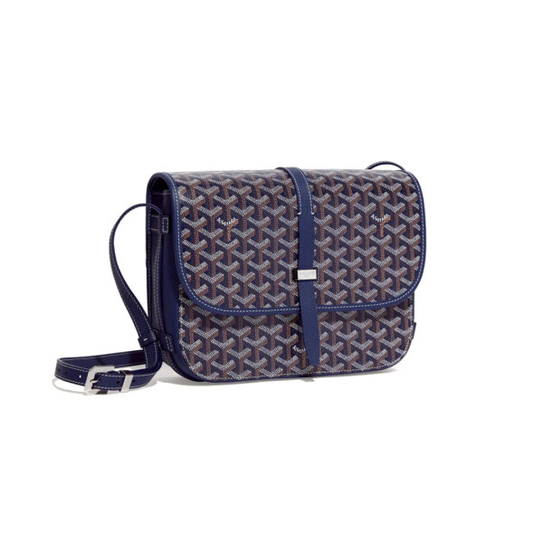 Goyard Belvedere MM Bag Navy Blue
