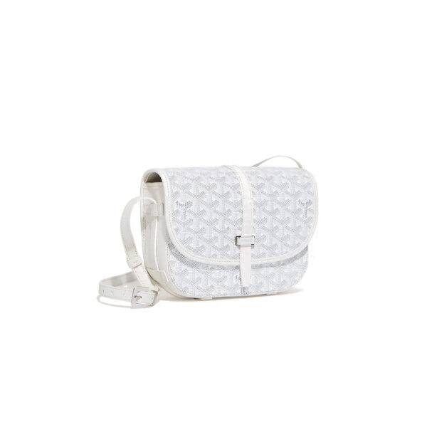 Goyard Belvedere PM Bag White