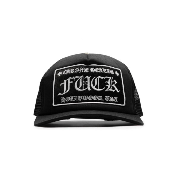 Chrome Hearts Black Baseball Cap