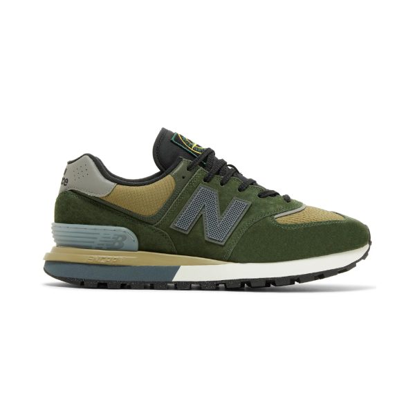 Stone Island x New Balance 574 Legacy Dark Green