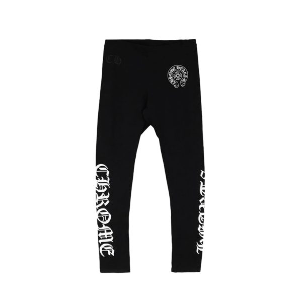 Chrome Hearts Horseshoe Script Logo Leggings