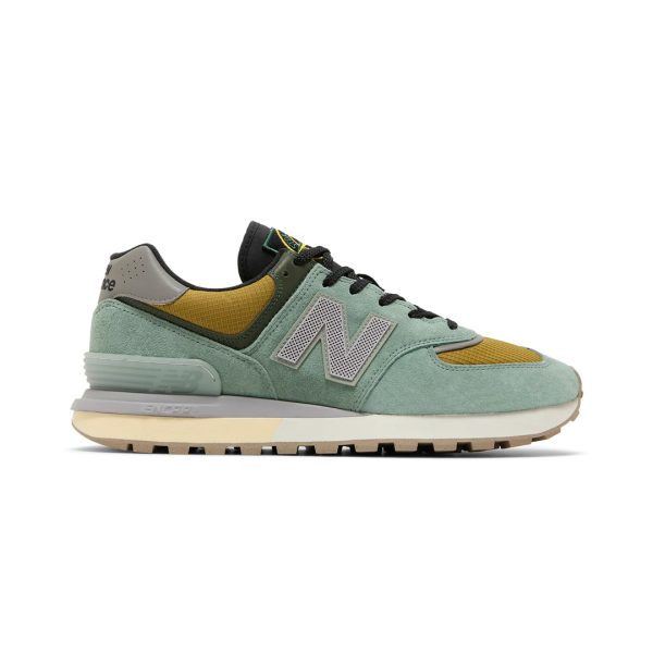 Stone Island x New Balance 574 Legacy Light Green