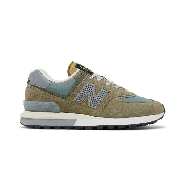 Stone Island x New Balance 574 Legacy Steel Blue