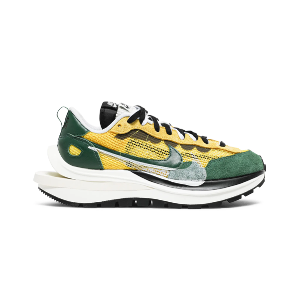 Nike Vaporwaffle x Sacai Tour Yellow Stadium Green
