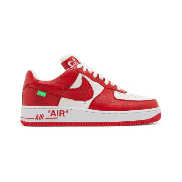 Louis Vuitton x Nike Air Force 1 Low Comet Red