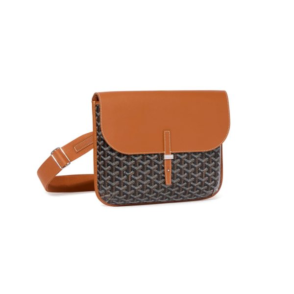 Coursier Messenger bag Black & Tan
