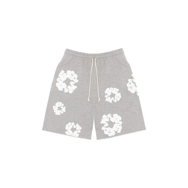 Denim Tears The Cotton Wreath Shorts Grey