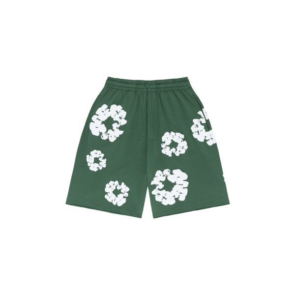 Denim Tears The Cotton Wreath Shorts Green