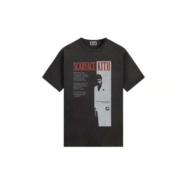 Kith x Scarface Film Poster Vintage Tee Black