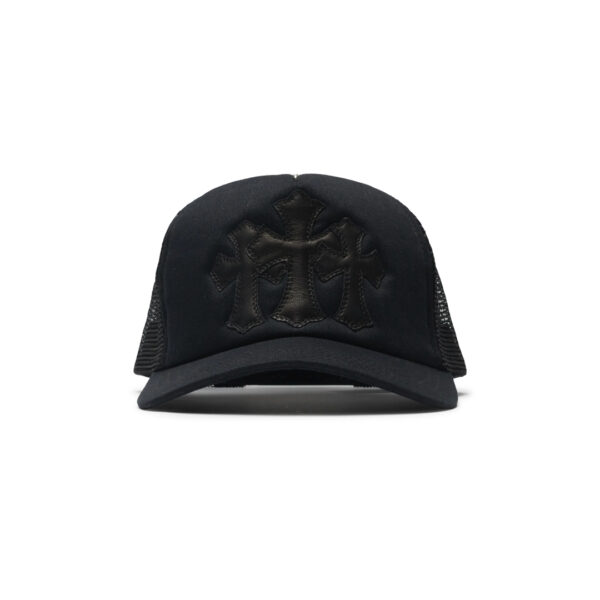 Chrome Hearts Cemetery Black Trucker Cap