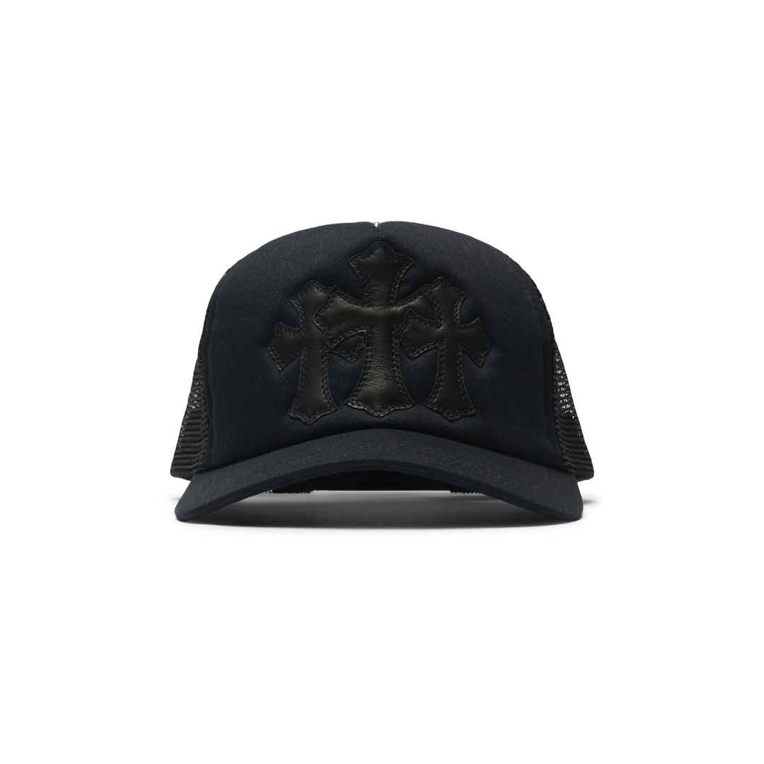 Chrome Hearts Cemetery Black Trucker Cap