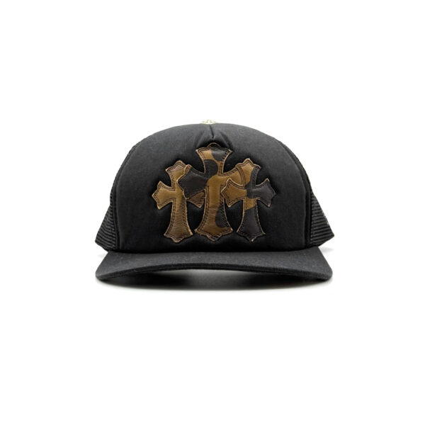 Chrome Hearts Camouflage Triple Cross Leather