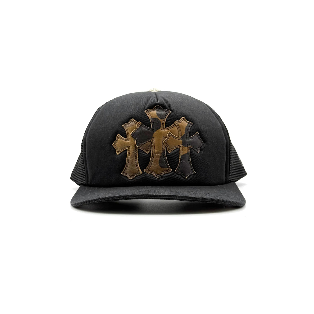 Chrome Hearts Camouflage Triple Cross Leather