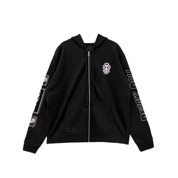 Chrome Hearts Deadly Doll Horseshoe Zip Up Hoodie