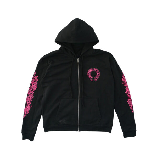 Chrome Hearts Розовая Подкова На Молнии