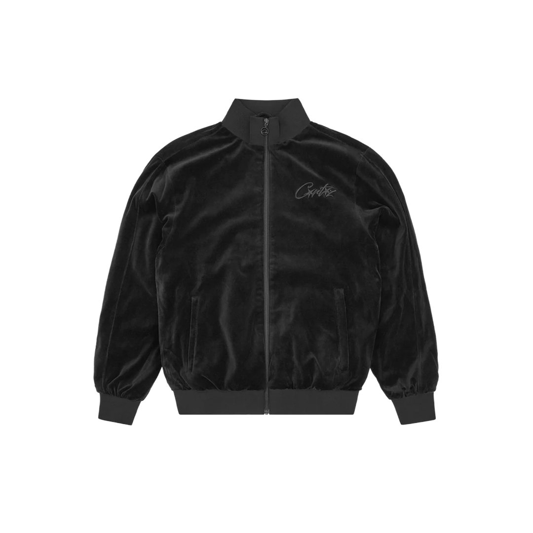 Corteiz Vvs Velour Jacket Black