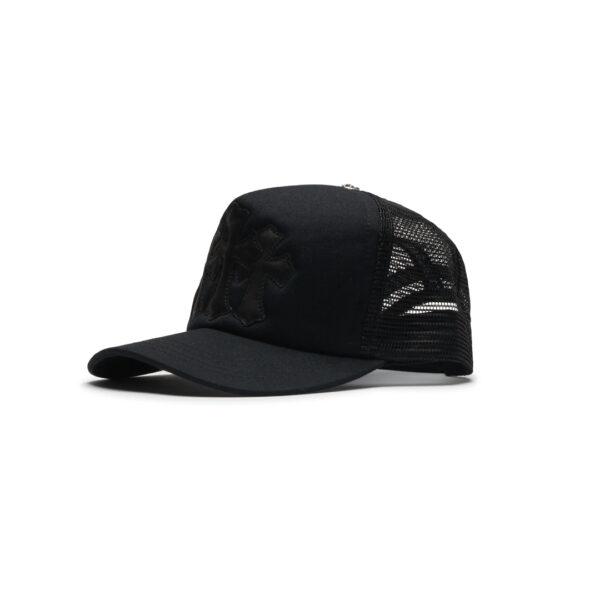 Chrome Hearts Cemetery Black Trucker Cap