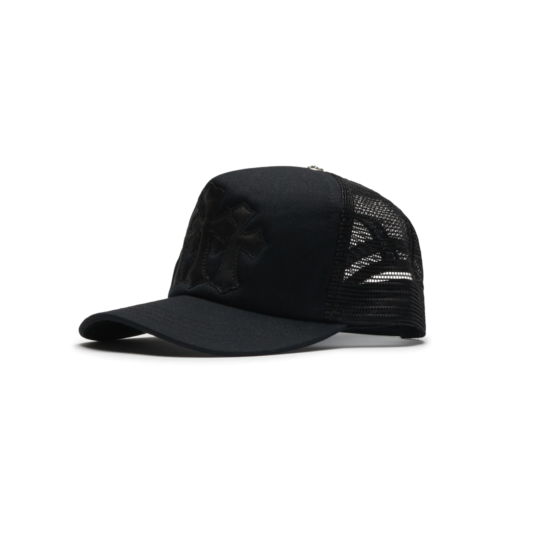 Chrome Hearts Cemetery Black Trucker Cap