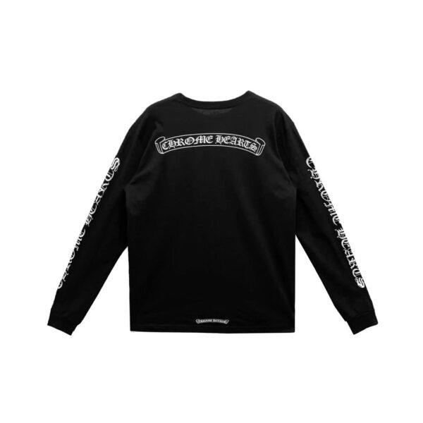 Chrome Hearts Script Scroll Logo Long Tee
