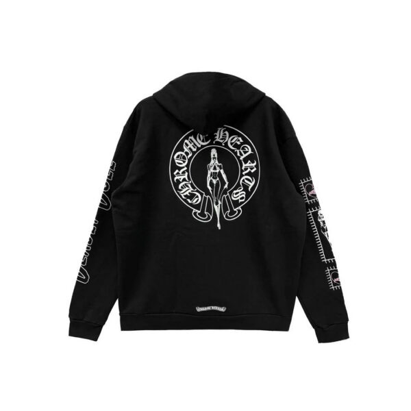 Chrome Hearts Толстовка с молнией Deadly Doll Horseshoe