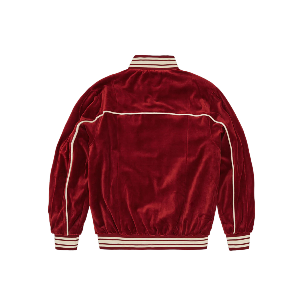 Corteiz Vvs Uptown Jacket Burgundy