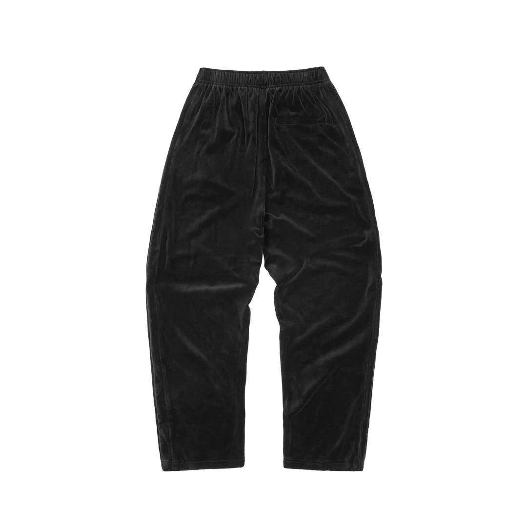 Corteiz Vvs Velour Bottoms Black