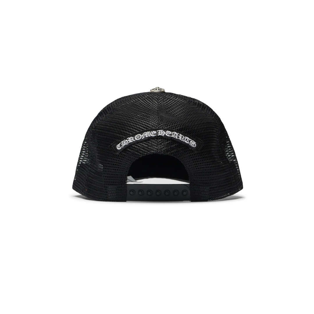 Chrome Hearts Cemetery Black Trucker Cap