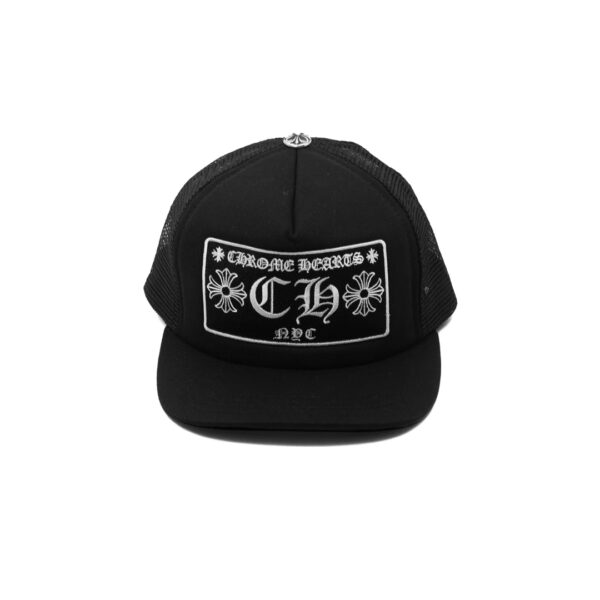 Chrome Hearts CH NYC Кепка-тракер черная