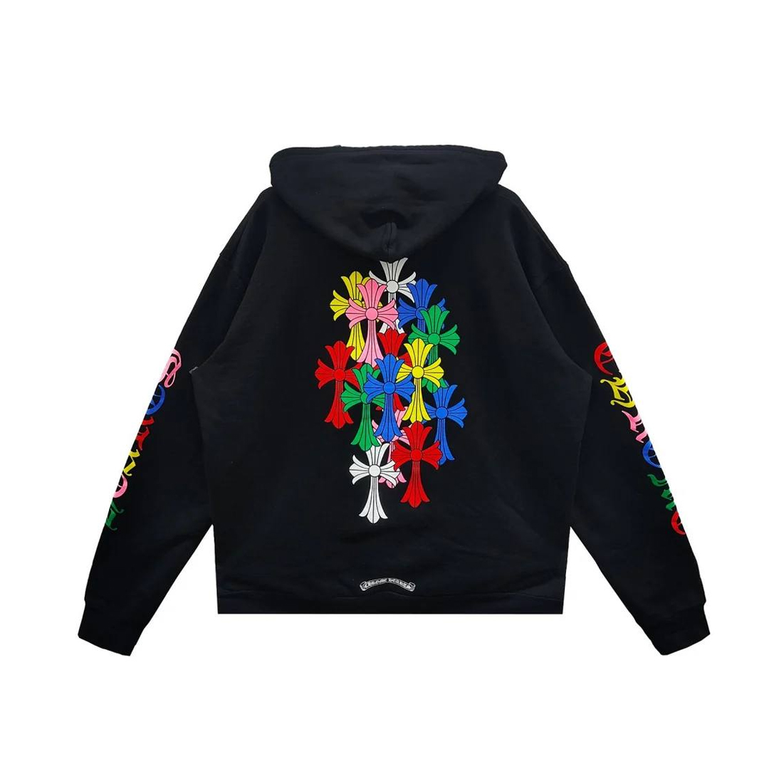 Chrome Hearts Multi-Color Zip Up Hoodie