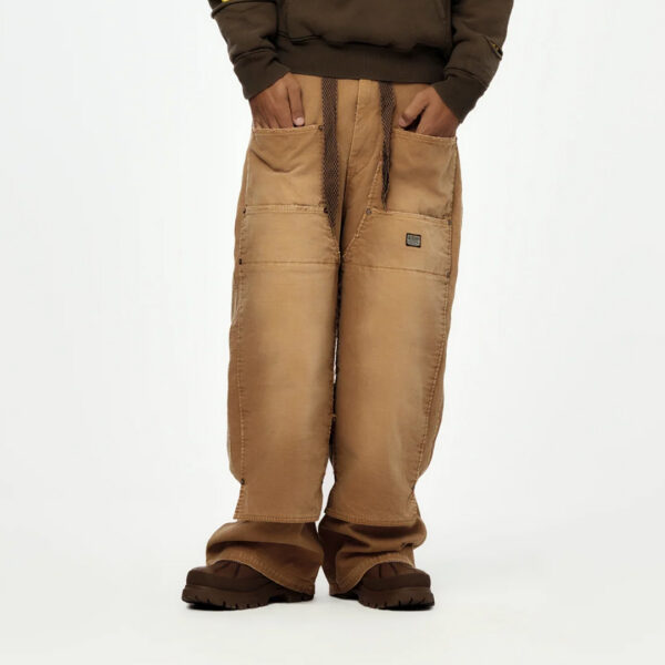 Kapital Canvas W-Knee EASY Baggy Pants
