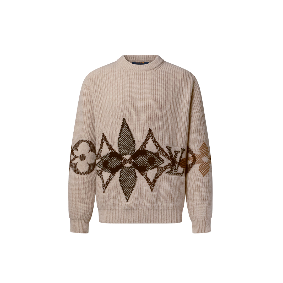 Louis Vuitton Graphic Knitted Crewneck