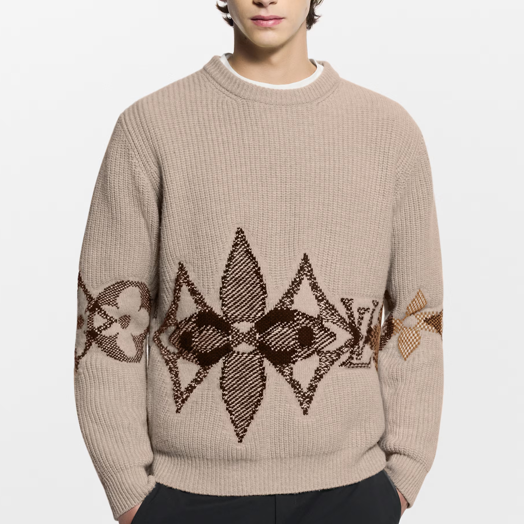 Louis Vuitton Graphic Knitted Crewneck