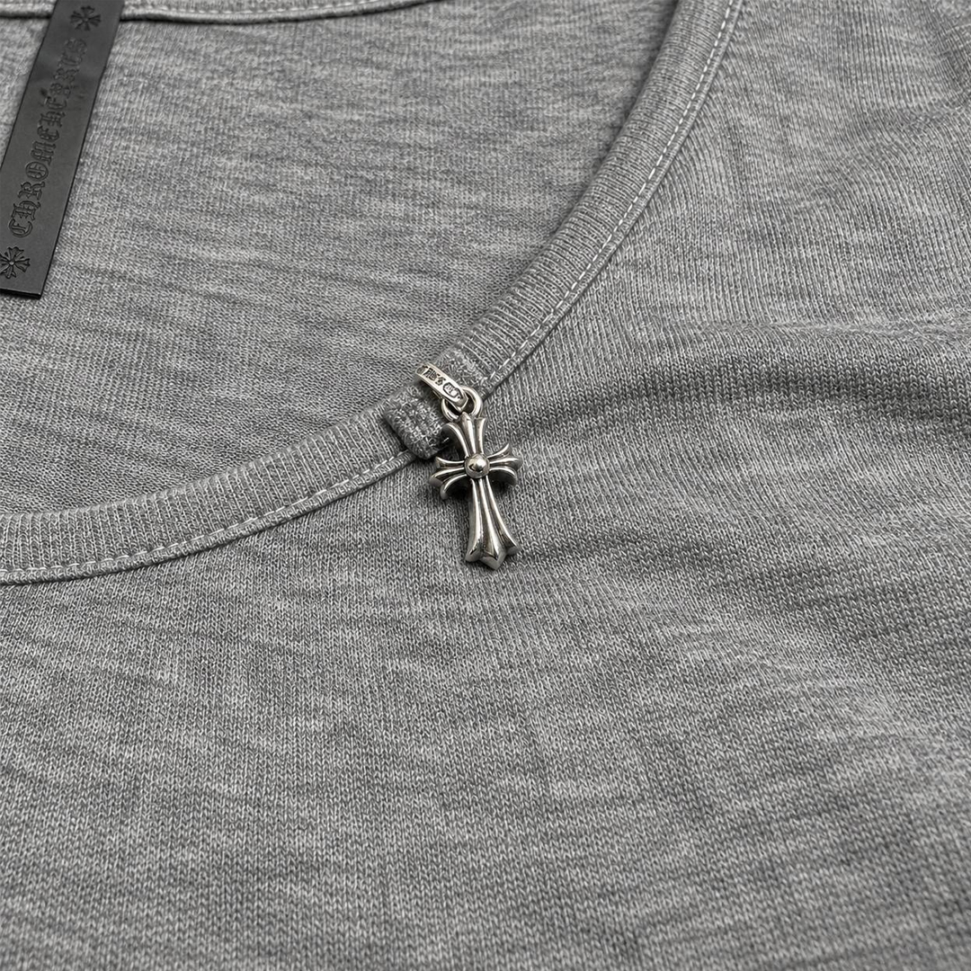 Chrome Hearts Baby Fat Charm T-Shirt Grey